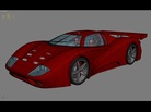 Low poly car concept